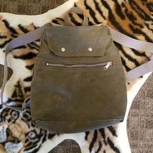 Queen Bee Creations Billy Waxed Canvas Backpack